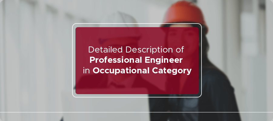 professional engineer in Occupational Category