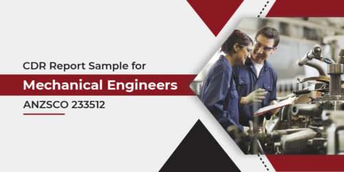 CDR Sample for Mechanical Engineers - CDRReportWriters