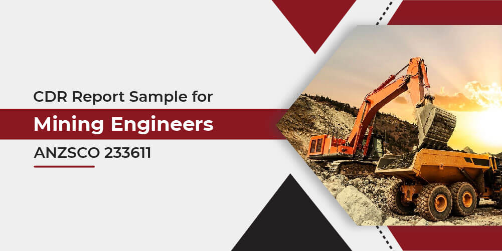CDR Sample for Mining Engineers