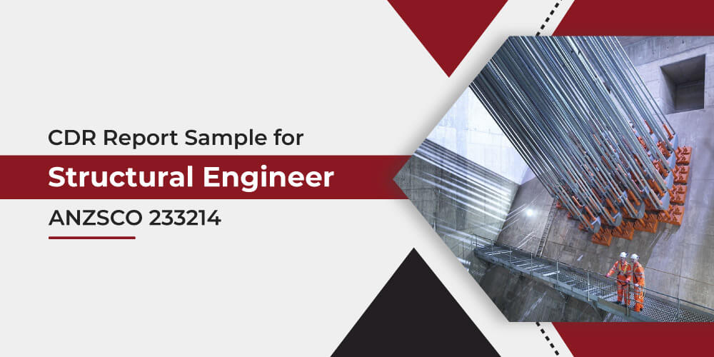 CDR Sample for Structural Engineer