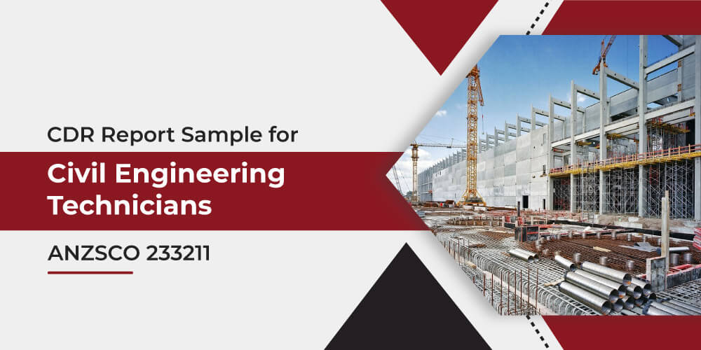 CDR Sample for Civil Engineering Technician