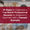 Professional Resume for Engineers Australia