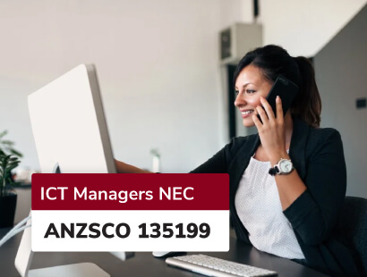 ICT Manager(NEC) ANZSCO 135199