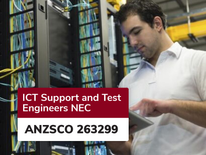 ICT Support & Test Engineer (NEC) ANZSCO 263299