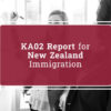 KA02 report for New Zealand Immigration