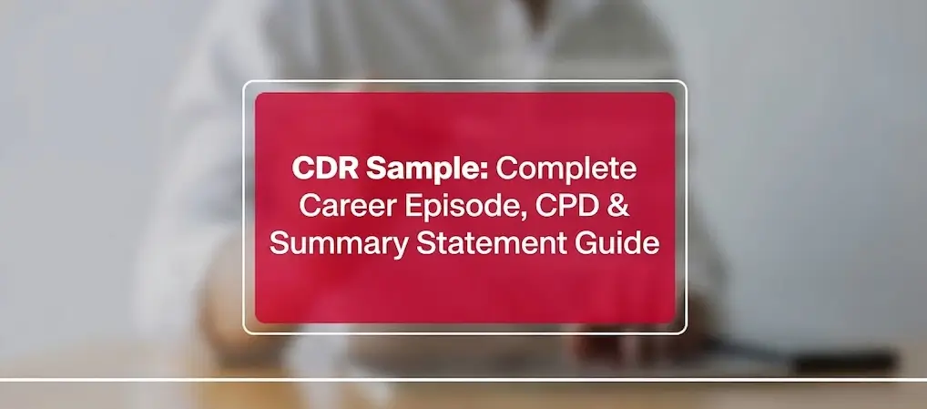 CDR Sample: Complete Career Episode, CPD & Summary Statement Guide